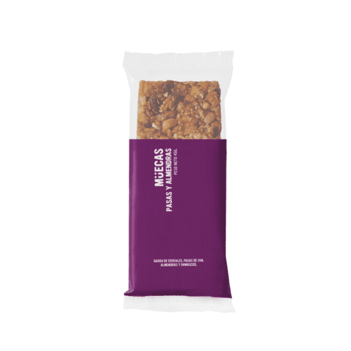 Barrita de cereal Muecas Pasas y Almendras 45g