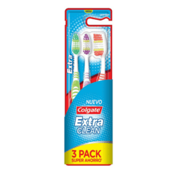 Cepillo dental Colgate Extra Clean Medio 3x2