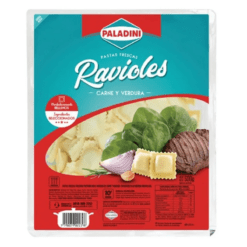 Ravioles Paladini Carne y Verdura 500Gr