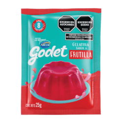 Gelatina Godet Frutilla 25gr