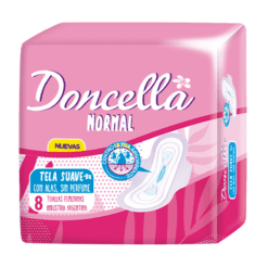 DONCELLA toallitas normal 8u