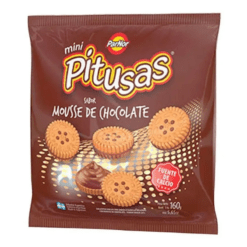 Galletitas Pitusas Mousse Chocolate 160grs
