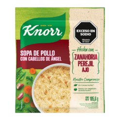 Sopa de Pollo con Cabellos de Ángel Knorr 105.6g