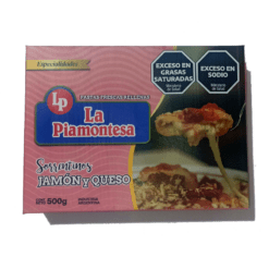 Sorrentinos Jamón y Queso La Piamontesa 500grs