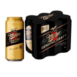 Cerveza Miller Six Pack 473m