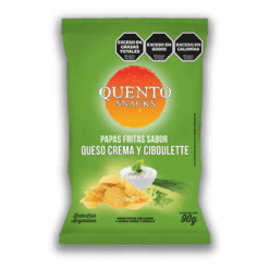Papas Quento Queso crema y ciboulette 90grs