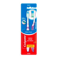 Cepillo dental Colgate Extra Clean x2u