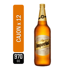 Cerveza Imperial Lager 1L CAJON 12u RETORNABLE