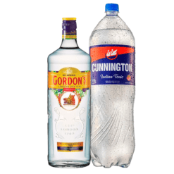 Combo Gin Gordon`s 1lt + 1 Cunnington Tónica 2.25lts