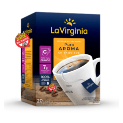 Café La Virginia Puro Aroma 20 saquitos 140grs