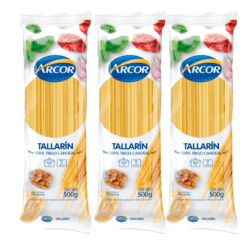 Fideos Arcor Tallarines 500grs x3u ( precio x unidad $ 1050 )