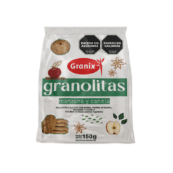 Galletitas Granolitas de manzana y canela Granix 150grs