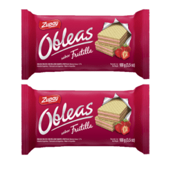 Obleas Zupay Frutilla 100grs x2 ( precio x unidad $ 450 )