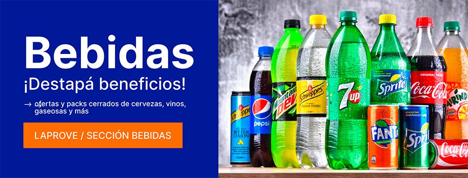 seccion de bebidas
