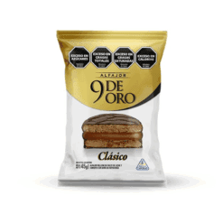 Alfajor 9 de oro Clásico 45grs
