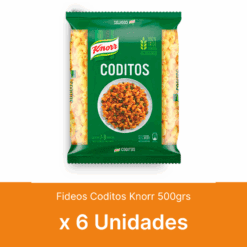 AHORRO 53% Fideos Coditos Knorr 500grs x6 Unidades ( $ 1100 la unidad )