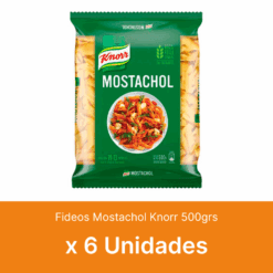 AHORRO 53 % Fideos Mostachol Knorr 500grs x6 Unidades ( $ 1100 la unidad )