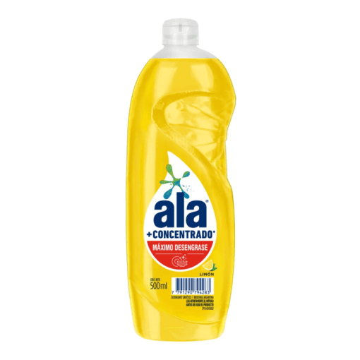 Detergente Ala concentrado Limón 500ml