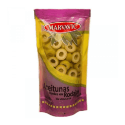 Aceitunas verdes en rodajas Marvavic 300grs