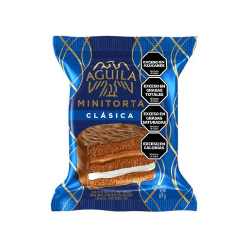 Alfajor Aguila Minitorta Clásica triple 69grs