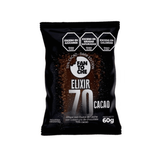 Alfajor Fantoche Elixir 70 cacao 60grs