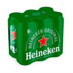 Cerveza Heineken Six Pack 473ml