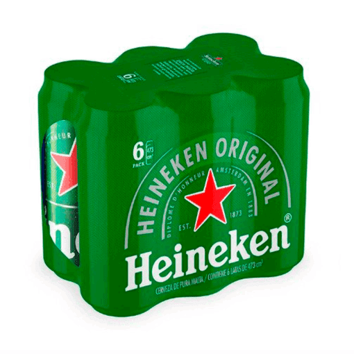 Cerveza Heineken Six Pack 473ml