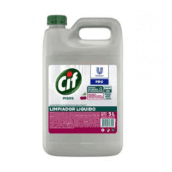 Limpiador líquido Cif pisos Cherry 5lts (Rinde hasta 400l)