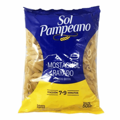 Fideos Sol Pampeano Mostachol 500grs
