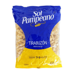 Fideos Sol Pampeano Tirabuzón 500grs