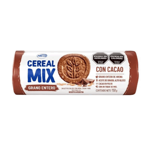 Galletitas Cereal Mix Avena-Chocolate 207grs