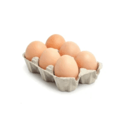 Huevos colorados x6u