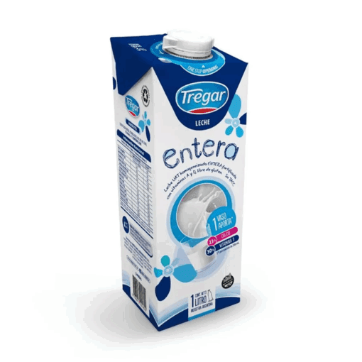 Leche entera Tregar 1lt