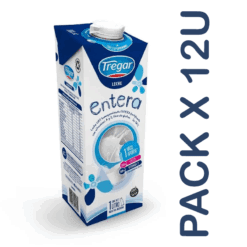 Leche entera Tregar 1lt PACK x12u