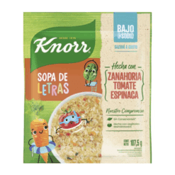Sopa de letras Knorr 107grs