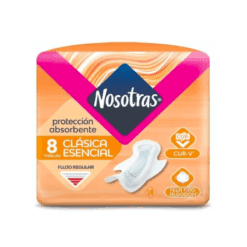 Nosotras toallitas clásicas suave x8u
