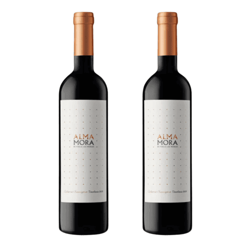 Vino Alma Mora Cabernet Sauvignon 750ml X2u ( $ 4300 x unidad )