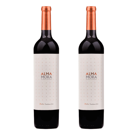 Vino Alma Mora Malbec 750ml X2u ( $ 4300 x unidad )