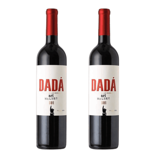 Vino Dadá Malbec 750ml X2u ( $ 4100 x unidad )