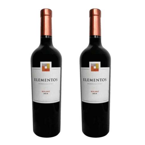 Vino Elementos Malbec 750ml X2u ( $ 3450 x unidad )