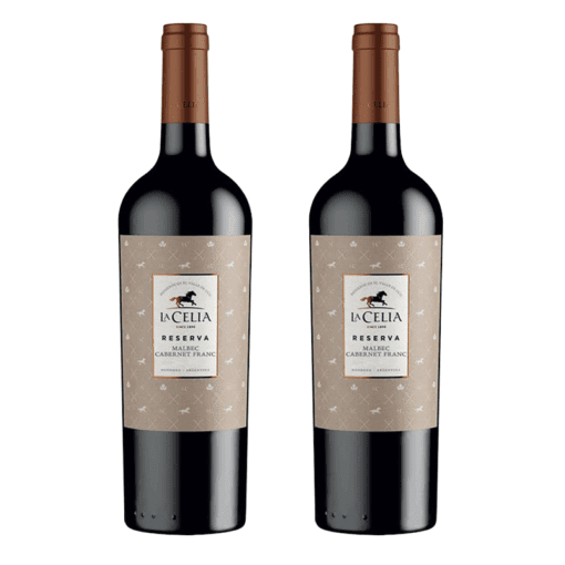 Vino La Celia Malbec 750ml X2u ( $ 6600 x unidad )
