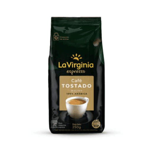 Café tostado La Virginia arábica 250grs