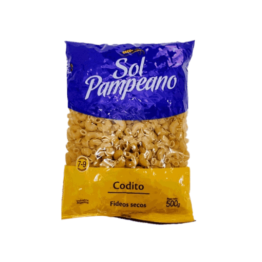 Fideos Sol Pampeano Codito 500grs