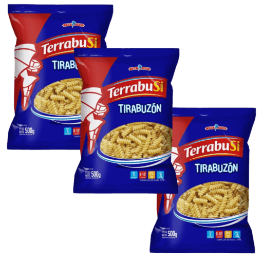 Fideos Tirabuzón Terrabusi 500grs x3u