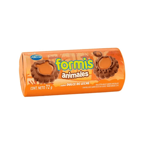 Galletitas Formis Animales Dulce de Leche 72grs