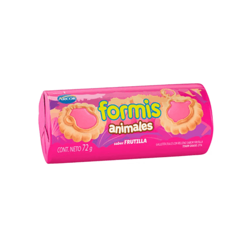 Galletitas Formis Animales Frutilla 72grs