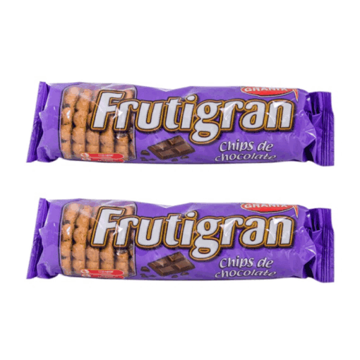 Galletitas Frutigran c/chips de chocolate 255grs x2u