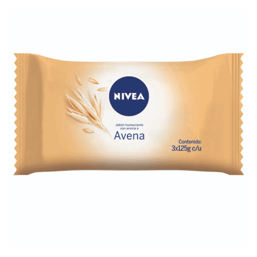 Jabón Nivea Avena 3x125grs