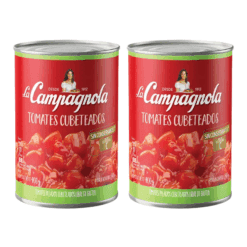 Tomates cubeteados La Campagnola 400grs x2u