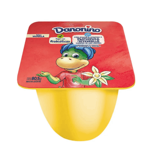Yogurt Danonino Sabor Vainilla 80.5grs